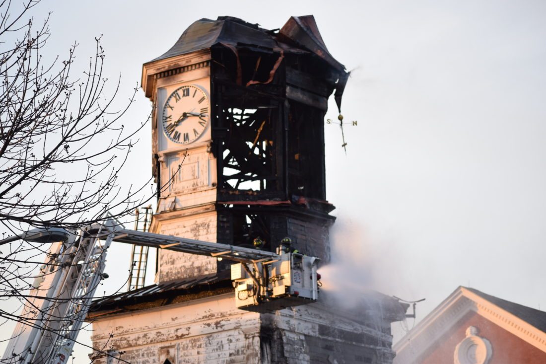 Damaged Clock Tower To Come Down Monday News, Sports, Jobs Post Journal